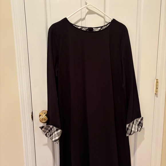 STUNNING SARA CAMPELL BLACK DRESS RHINESTONE BUTTONS CUTEST DETAIL SIZE XL - Picture 2 of 13